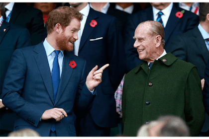 Prince Harry and Philip