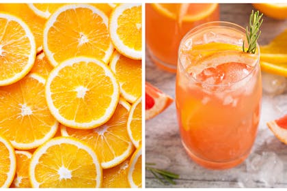 Oranges / orange-flavoured gin