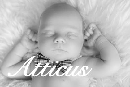 posh baby name Atticus