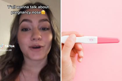 @kaylyn.hill and pregnancy test