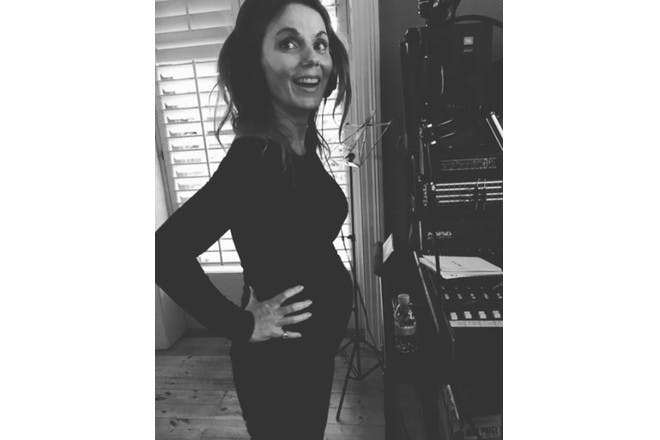 Geri Horner and her baby bump
