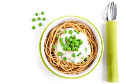 43. Noodles and peas
