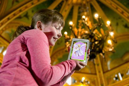 Finding augmented reality fairies at Castell Coch, Cardiff