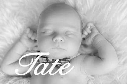 posh baby name Tate