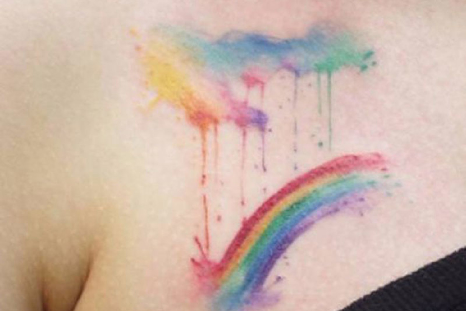 Apu Arts on Twitter Over the Rainbow apu apuarts tatuaje tattoo  tattoos cdmx tattooartist soulmate soulmatetattoo almagemela  almagemelatatto almagemelatatuaje rainbow rainbowtattoo rainbowtatuaje  arcoiris arcoiristattoo 
