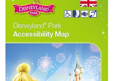 Accessibility map for Disneyland Paris