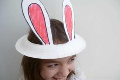 Finished bunny bonnet