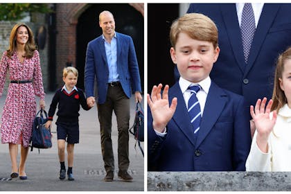 William and Kate take children to school | George and Charlotte on balcony