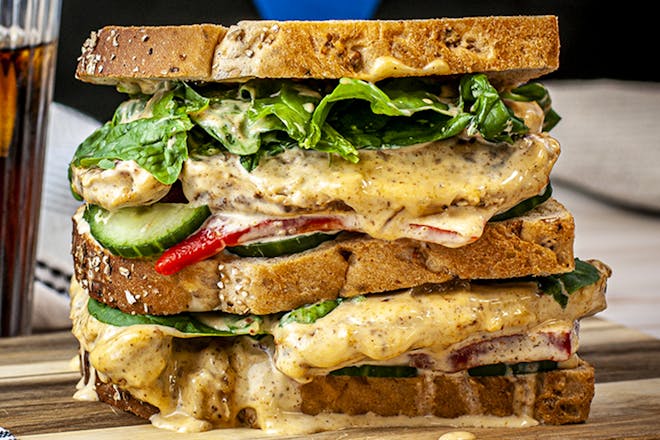 Quorn Coronation Chicken sandwich