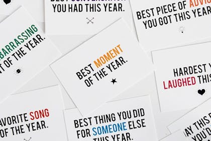 Best ... of the year card game