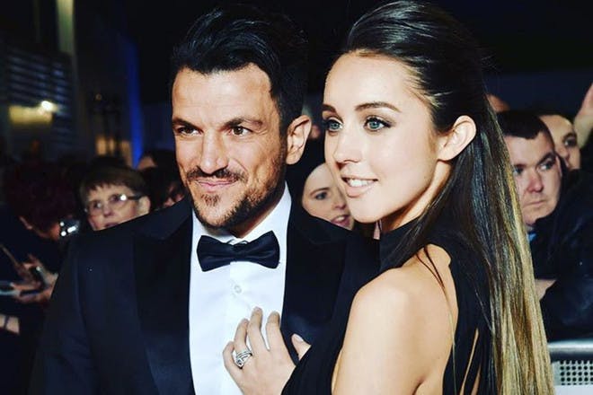 Peter Andre and wife