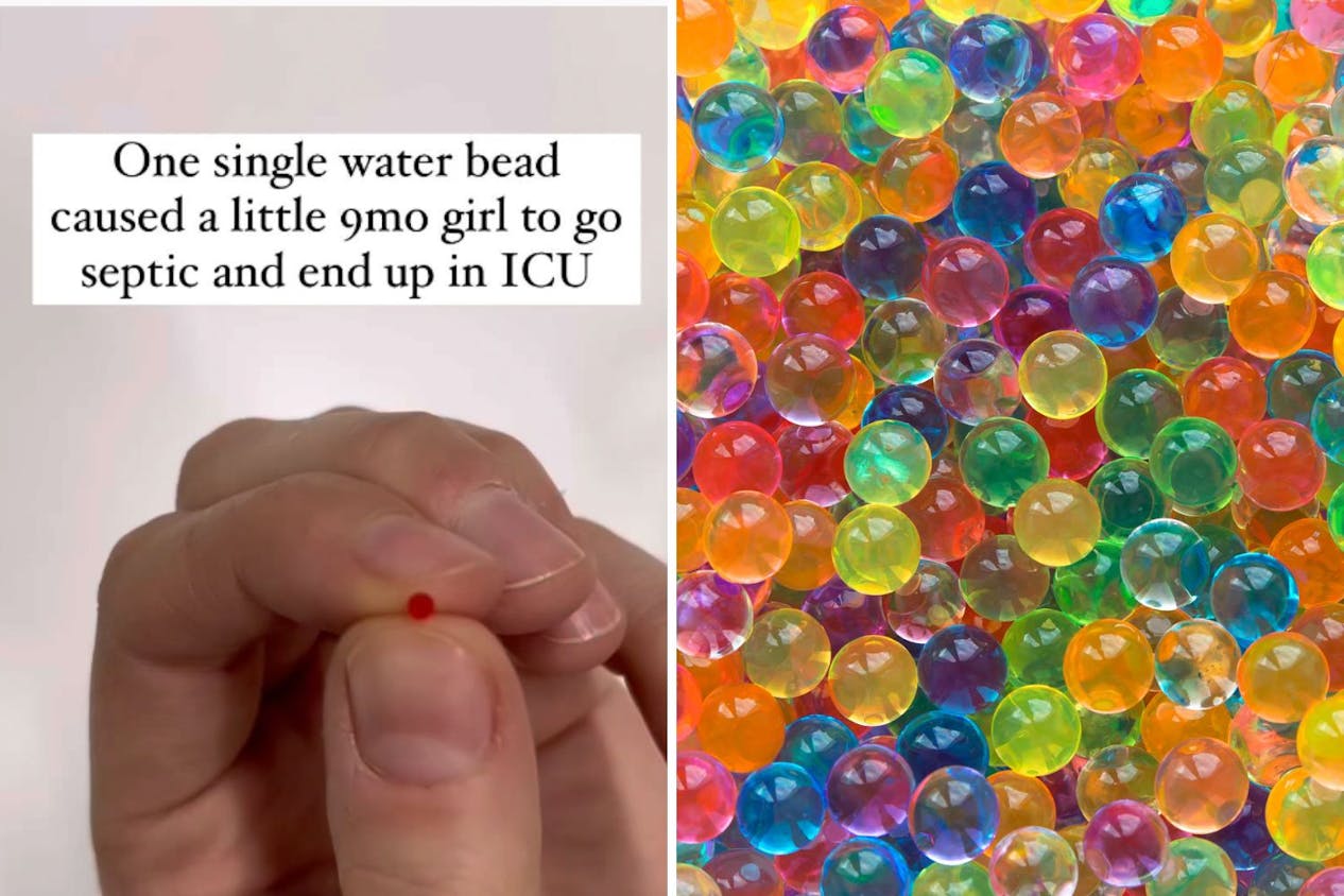 Parents and childcare settings warned to keep waterbeads away from