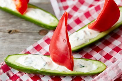 Cucumber sailing boats