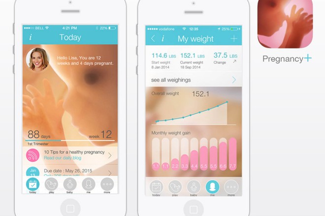 best free pregnancy app with contraction timing