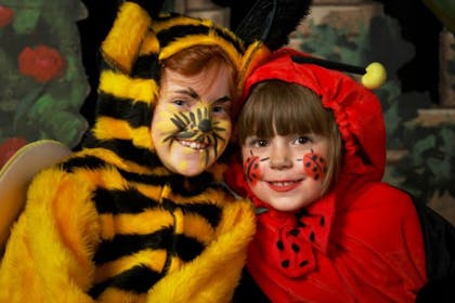 kids with face paint