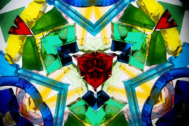 Pattern from a kaleidoscope