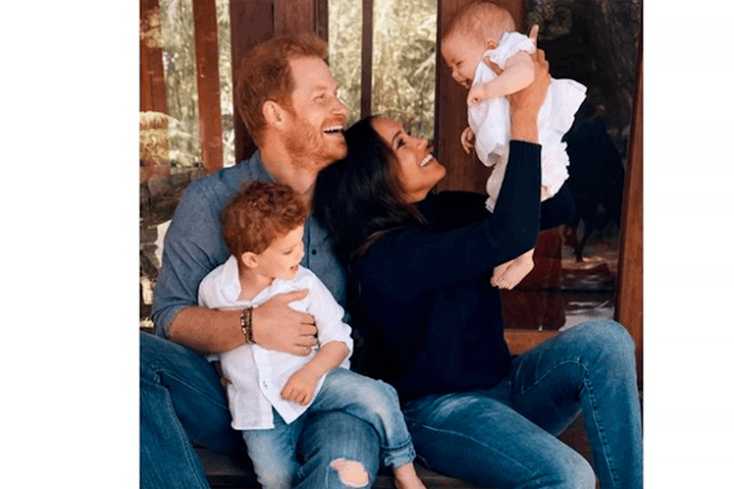 The Sussexes Christmas card