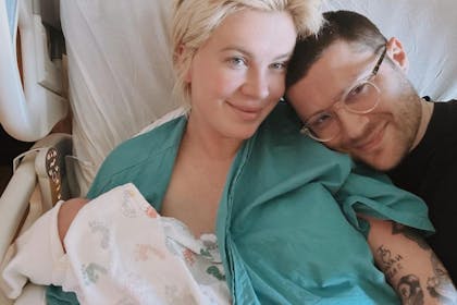 Irekland Baldwin and baby daughter