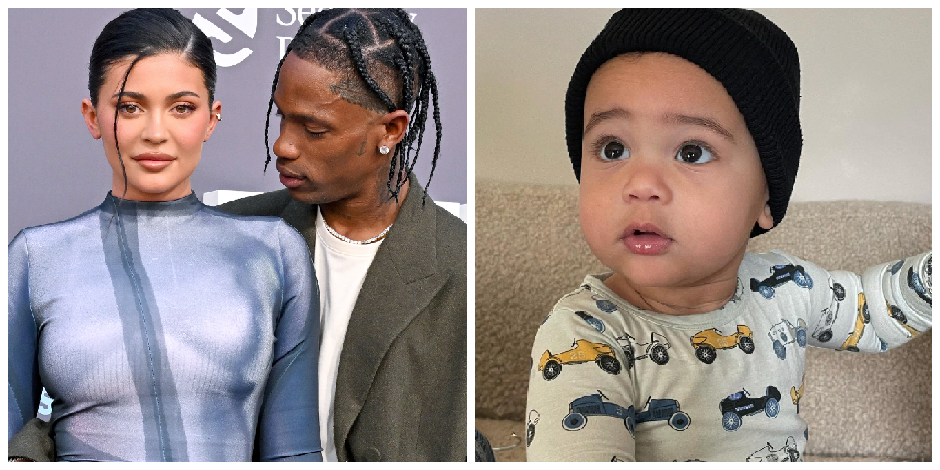 Kylie Jenner FINALLY reveals son&rsquo;s name – and shares first photos of