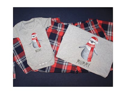 Personalised Family Christmas Pyjama Set