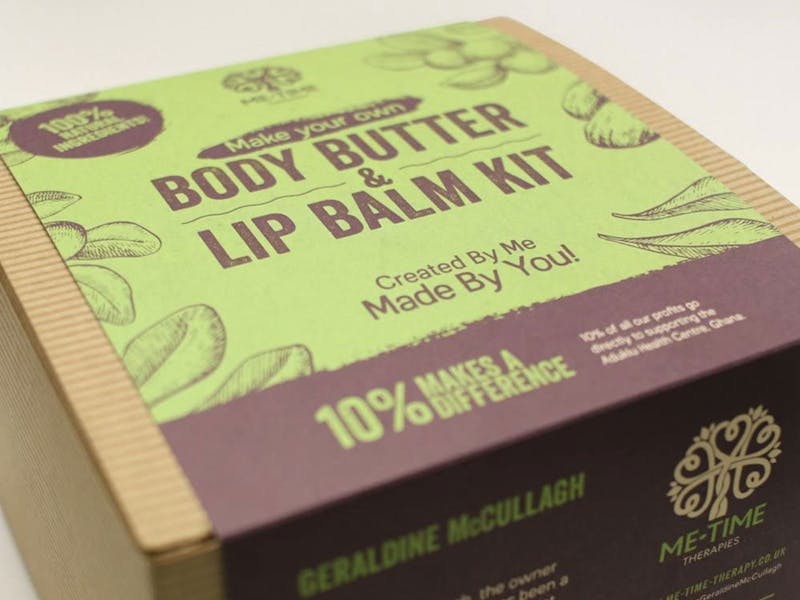 Make your own body butter & lip balm kit: