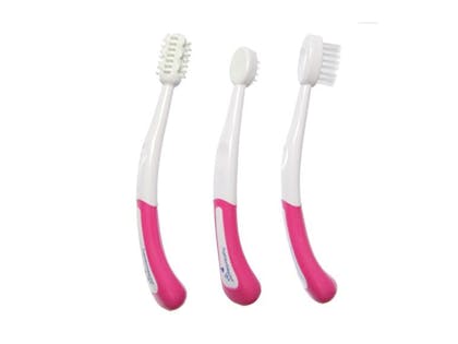 1. 3-Stage Baby Gum & Tooth Care brushes