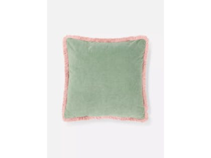 Primark pink and green cushion