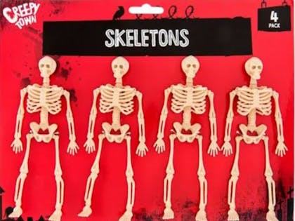 Halloween Skeleton (Pack of 4)