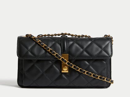 Marks and Spencer Quilted Chain Strap Cross Body Shoulder Bag