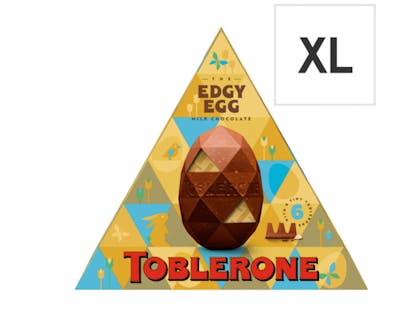 5. Toblerone The Edgy Egg Milk Chocolate Easter Egg 298G