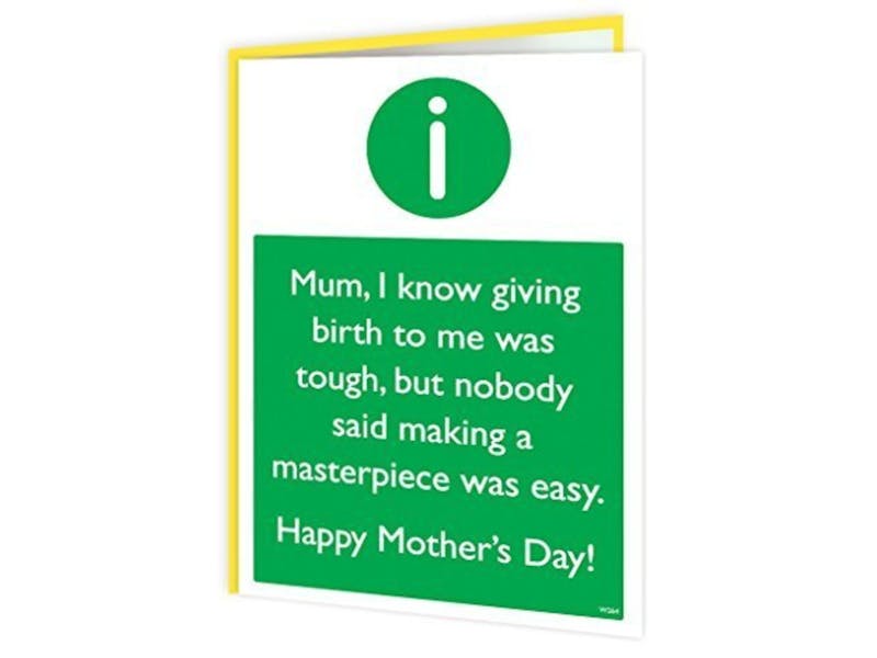2. Funny mother's day card