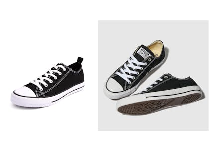 Black Trainers and Converse All Star