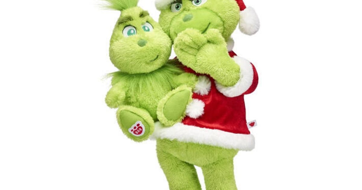 BuildABear launch limitededition Christmas Grinch toys