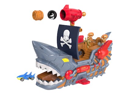 Toy pirate ship that looks like a shark