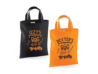 Personalised Trick Or Treat Tote Bag