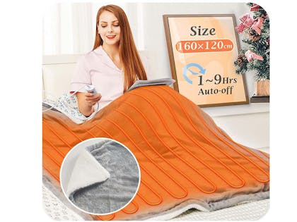 Mia & Coco Electric Heated Blanket Throw 