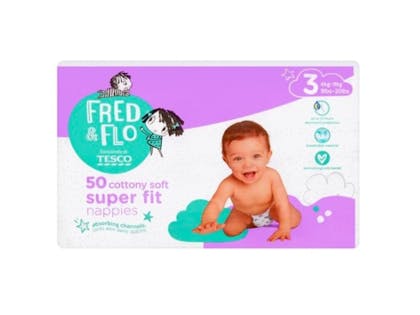 5. Fred & Flo Super Fit Nappies (50-pack), £3.50 
