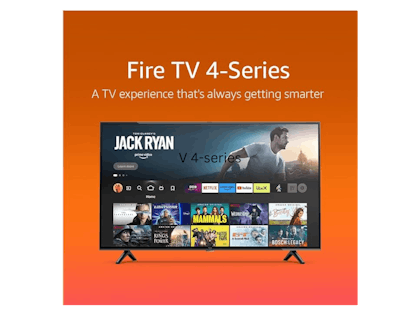 TV showing Amazon Prime shows