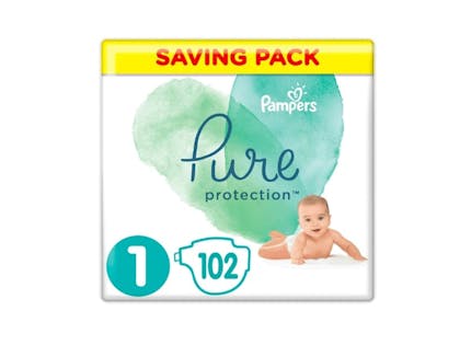 4. Pampers Pure Protection Nappies (102 pack)