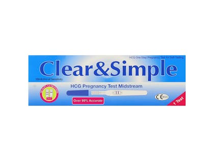 4. Clear & Simple Pregnancy Test Kit £1.90