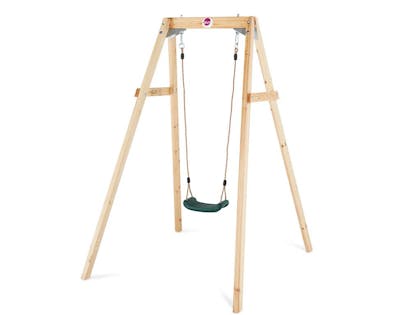 Plum Wooden Single Swing