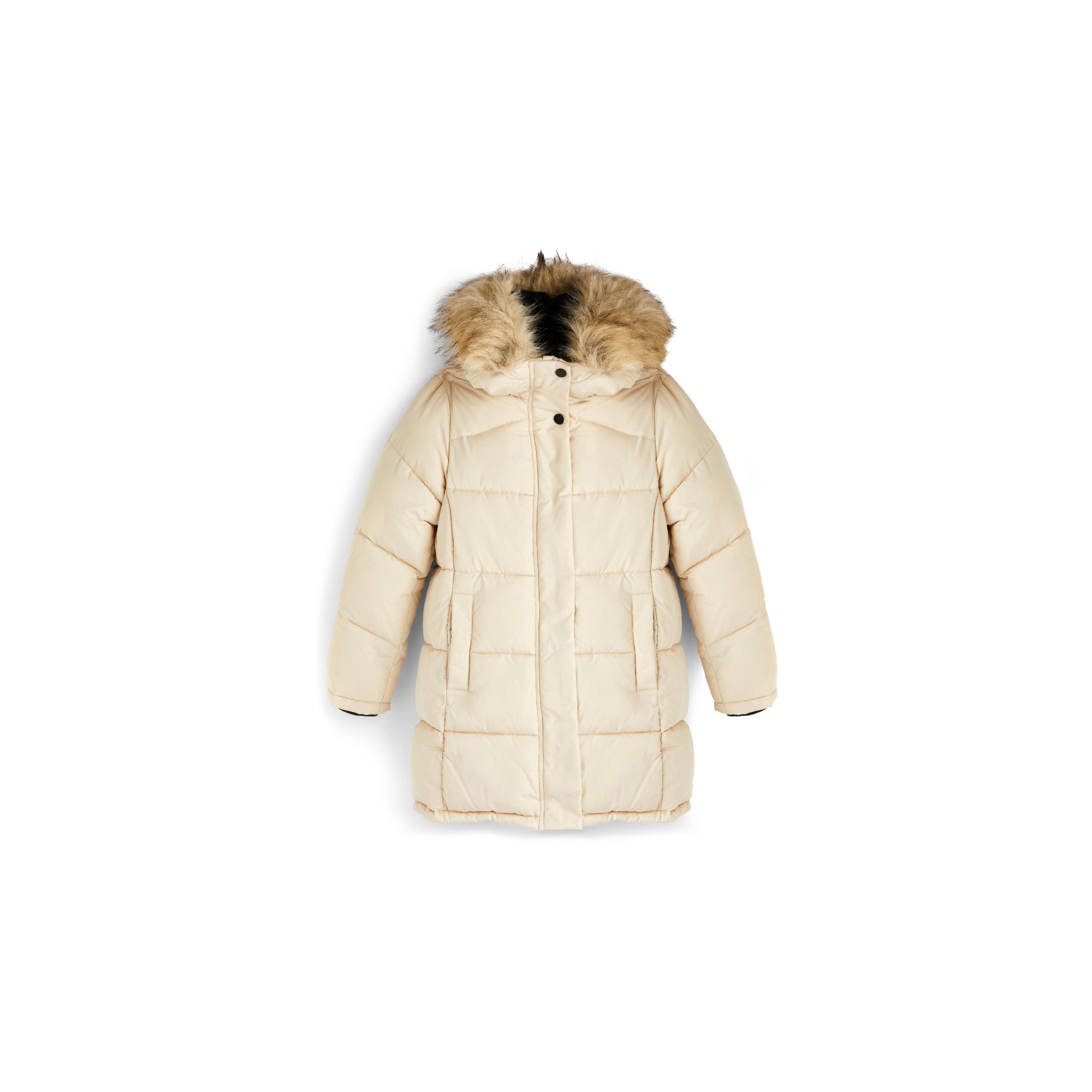 primark khaki padded coat