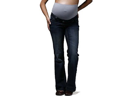 1. Indigo over bump maternity jeans