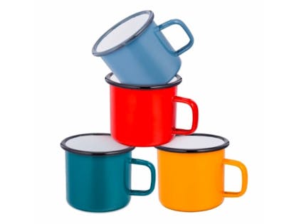 6. Enamel camping mugs