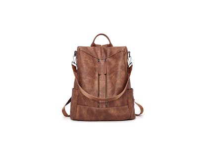 brown rucksack