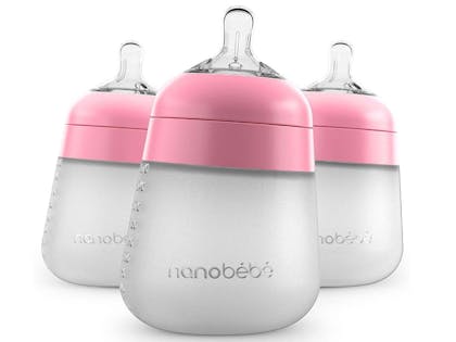 3. Nanobebe Flexy Silicone Anti-Colic Bottles
