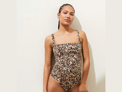 leopard print tummy control swimsuit from M&S