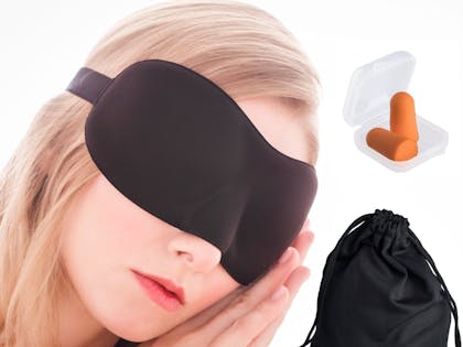 9. Eye mask and earplugs, £1.28