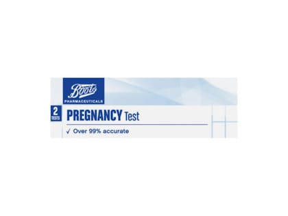 3. Boots Pregnancy Test 2 pack, £3.34