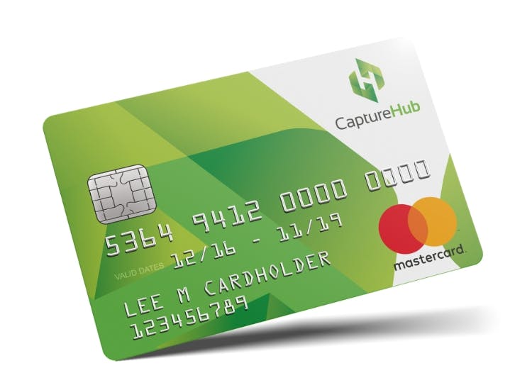 CaptureHub Pre-Paid MasterCard Card